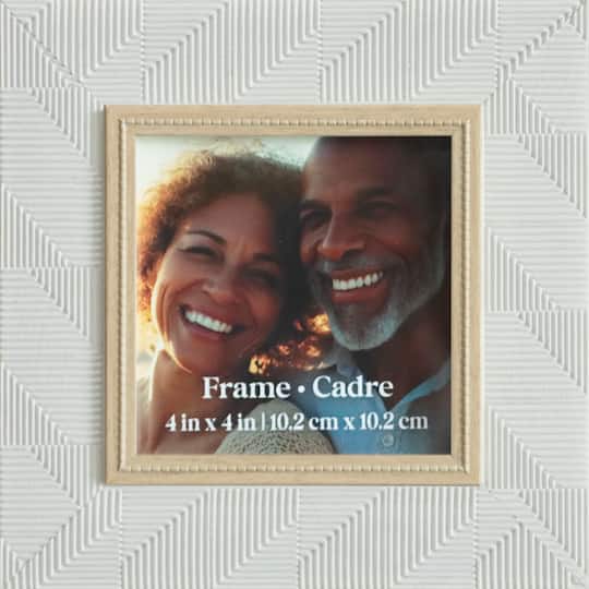 4" x 4" White Embossed Frame by Ashland®